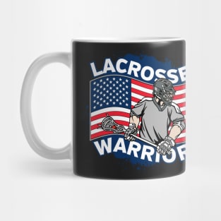 American Lacrosse Warrior Mug